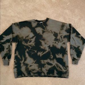 Unisex XL Tie Dye Crew Neck Sweatshirt